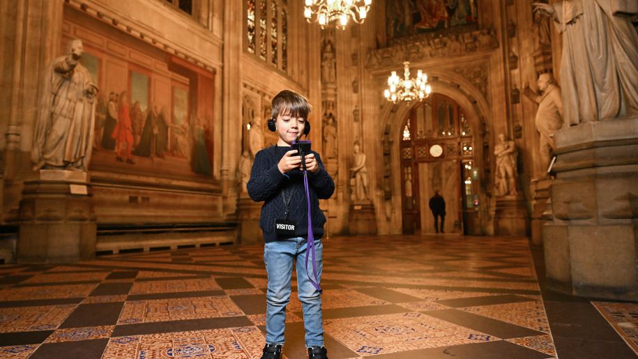 boy headphones house commons