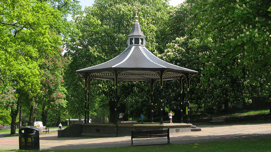 band stand in park