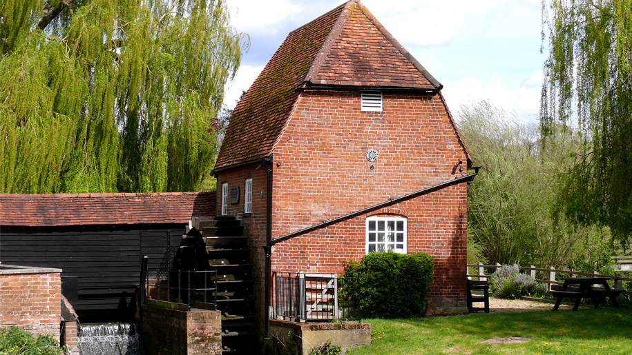 rear view of the mill