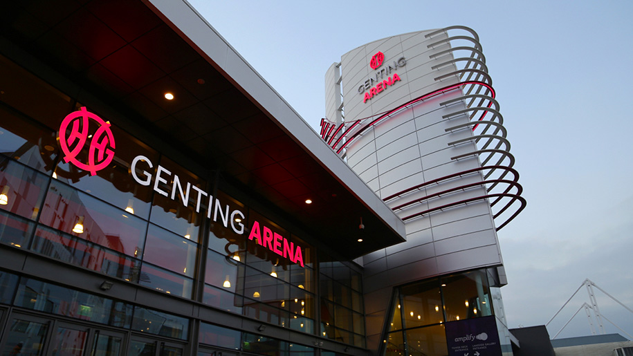 exterior view of arena