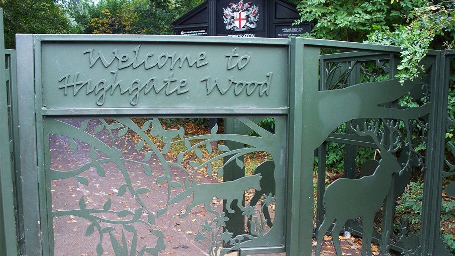 welcome to highgate wood gate
