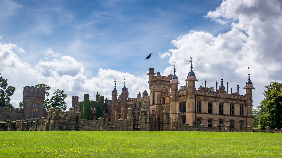 Knebworth House outside view