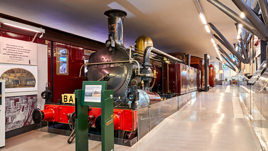 a steam train