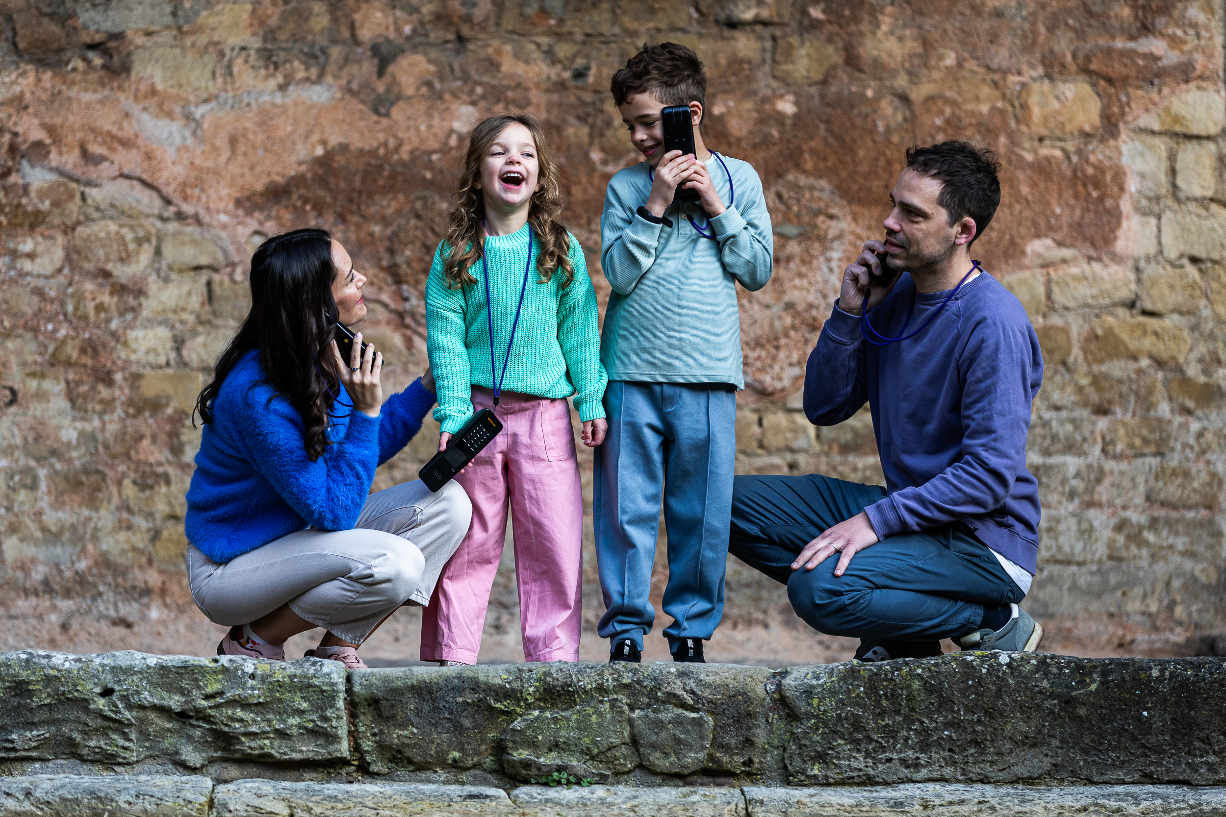 family laughing