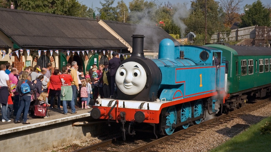 Thomas the tank engine at the station