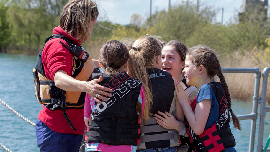 Stubbers smash camps children grouped together