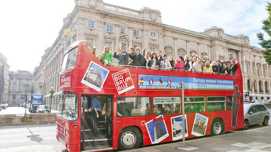 open top bus tour