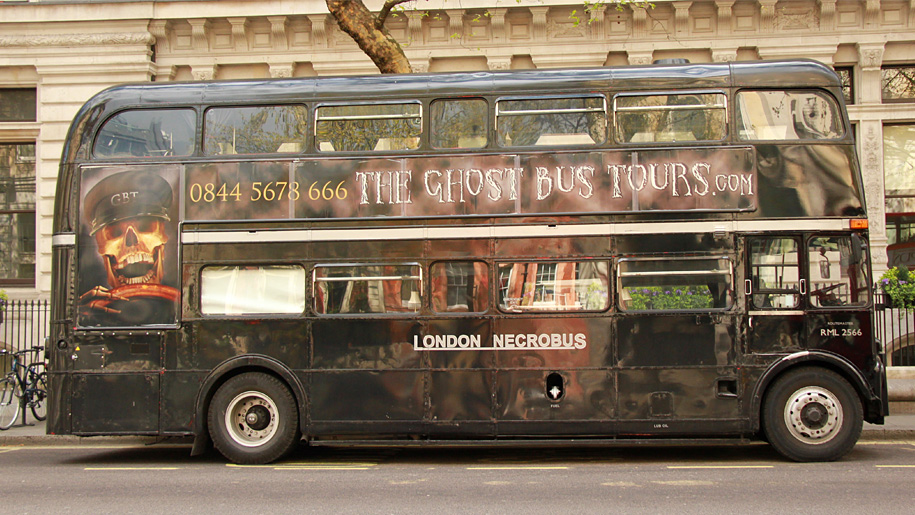 ghost bus tour bus