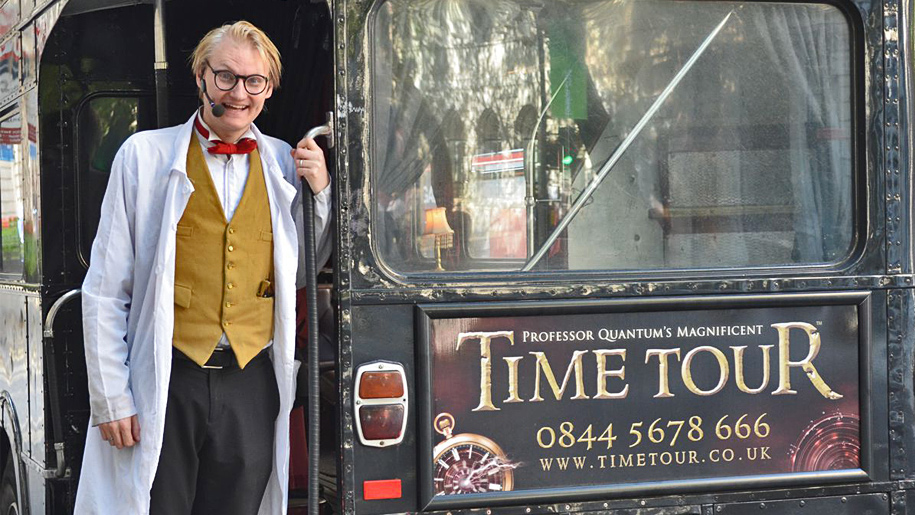conductor of time tour and bus