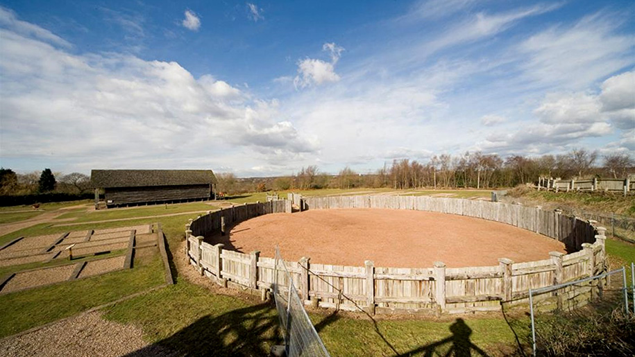 Arena at the Lunt Roman Fort.
