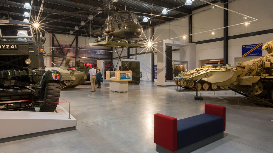 Overview of machines at The REME Museum in Wiltshire