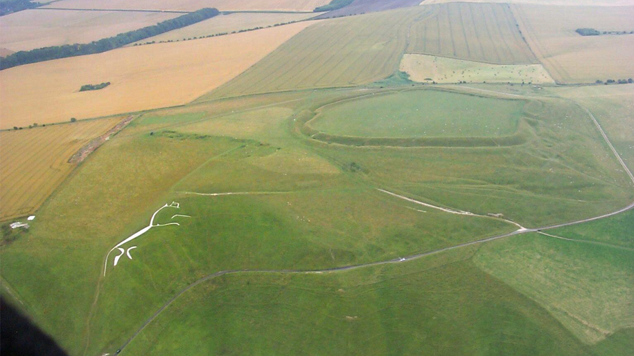 large iron age hill fort