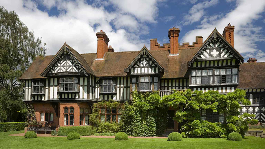 Front of Wightwick Manor.