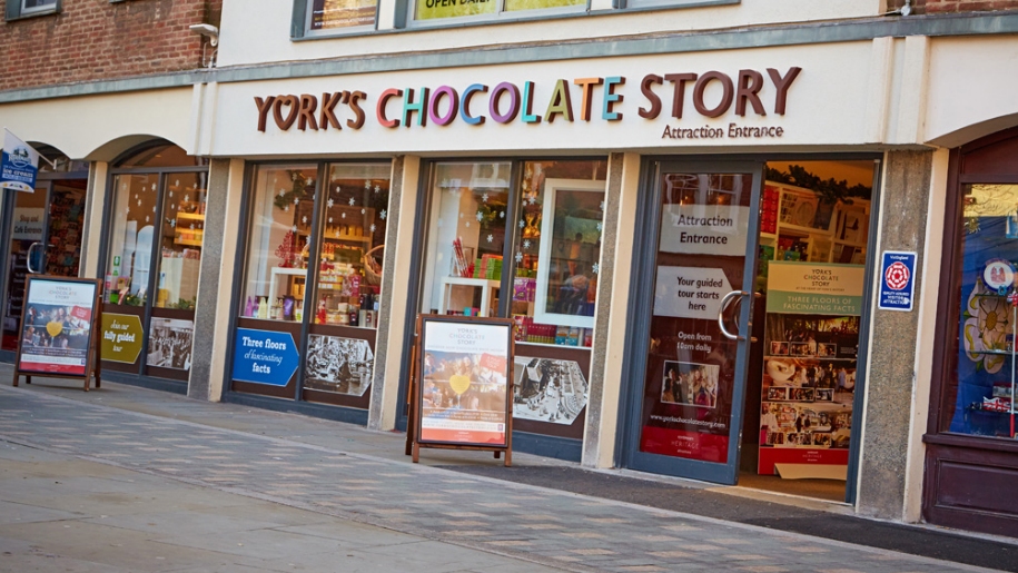 york's chocolate story entrance