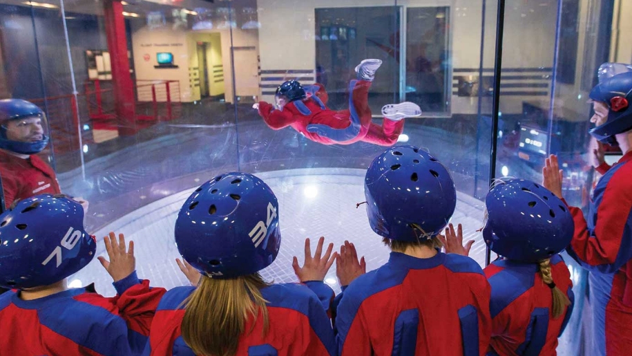 family indoor skydiving
