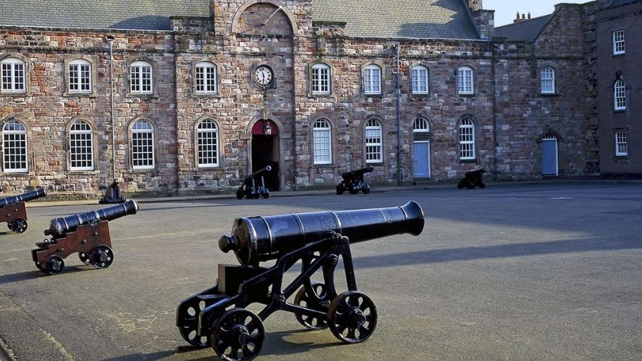 cannons in barracks