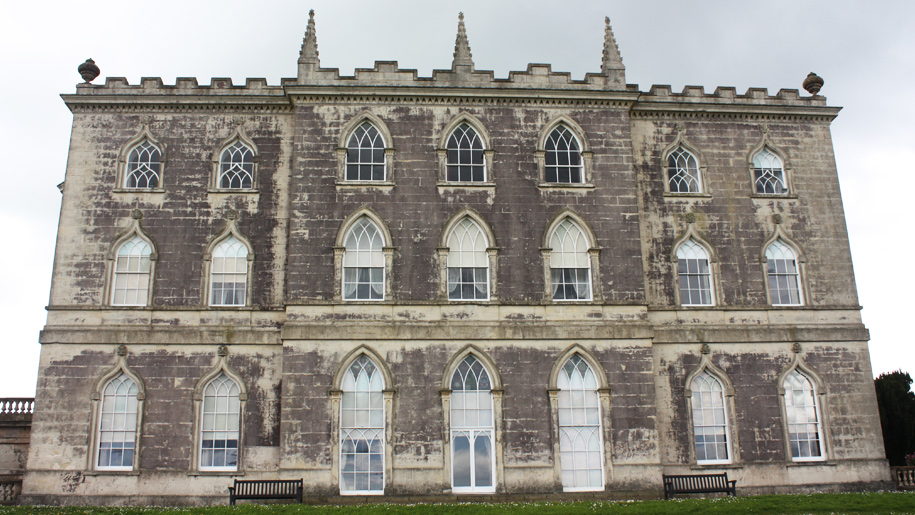 front view of castle ward