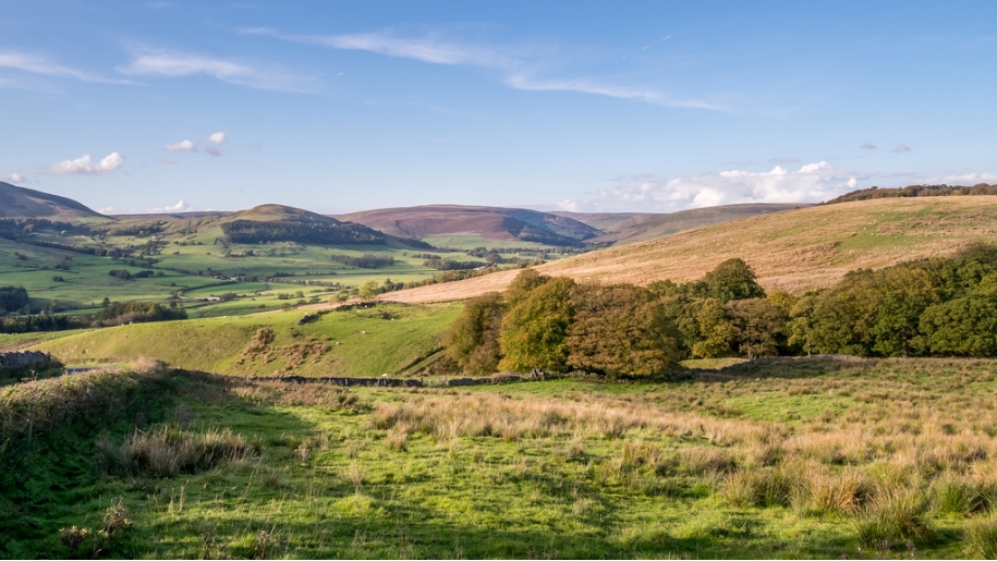 view over forest of bowland