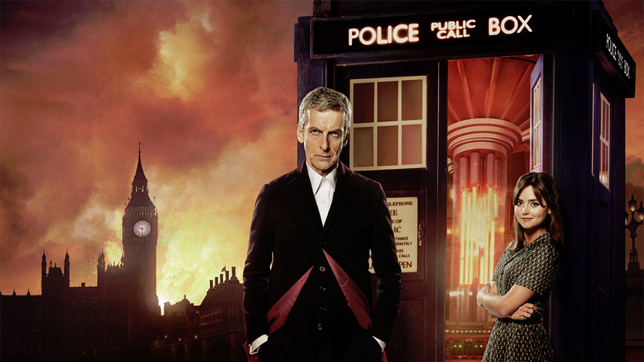 peter capaldi and the tardis