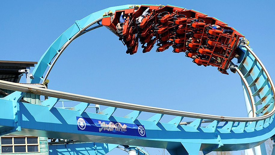 Drayton Manor Theme Park Rollercoaster ride