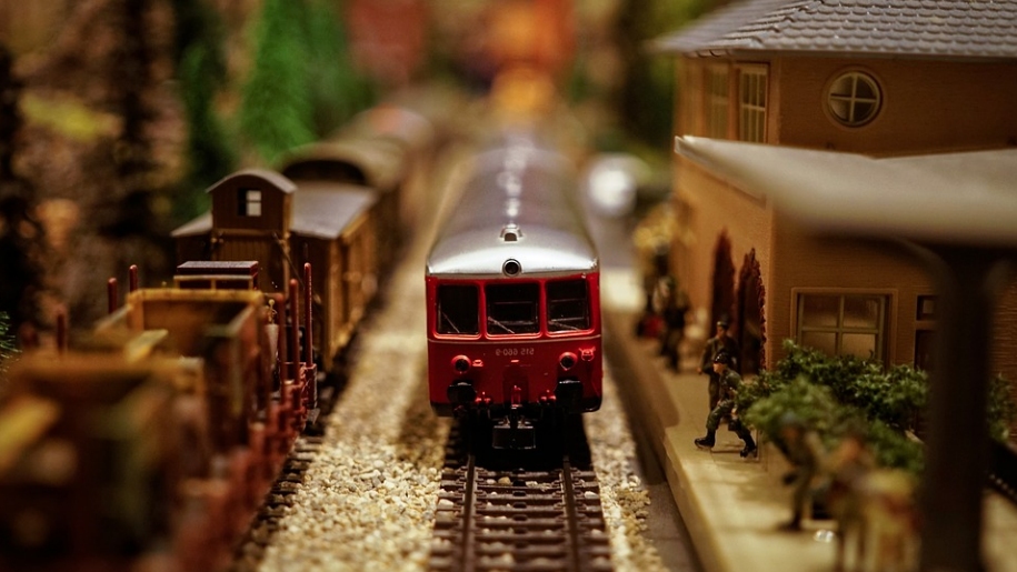 model railway train