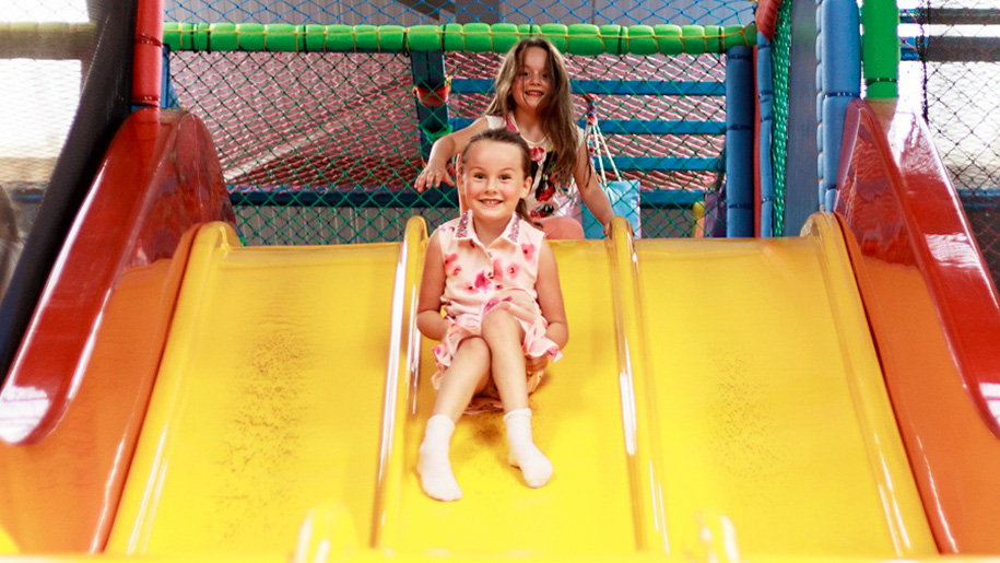 girls on slide