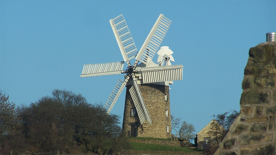 windmill on hill