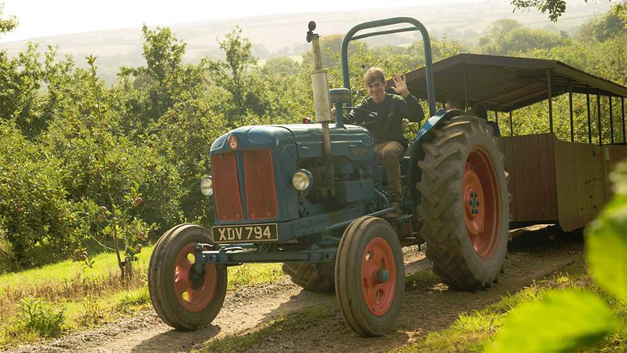 tractor on farm