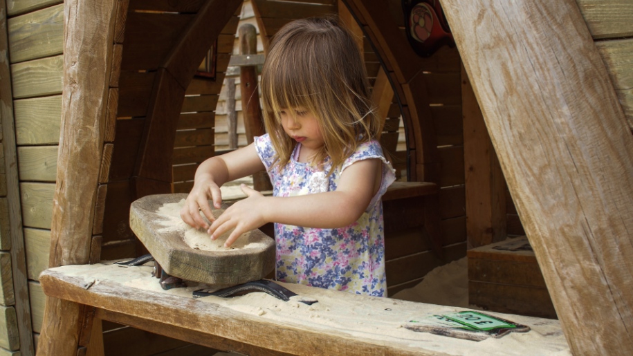 girl making objects