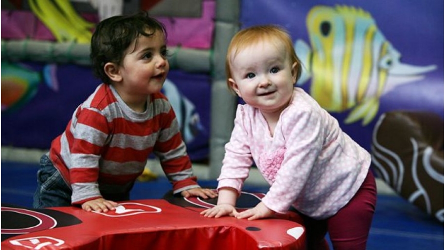 toddlers playing