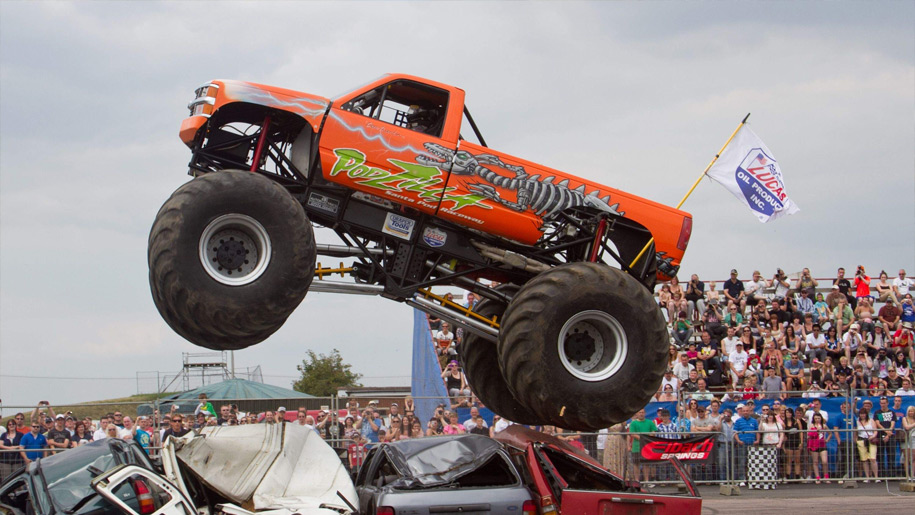 Santa Pod Raceway monster truck display