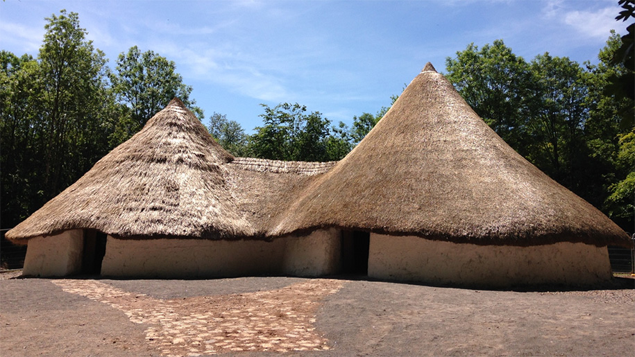 Roundhouse at St Fagans National Museum of History.