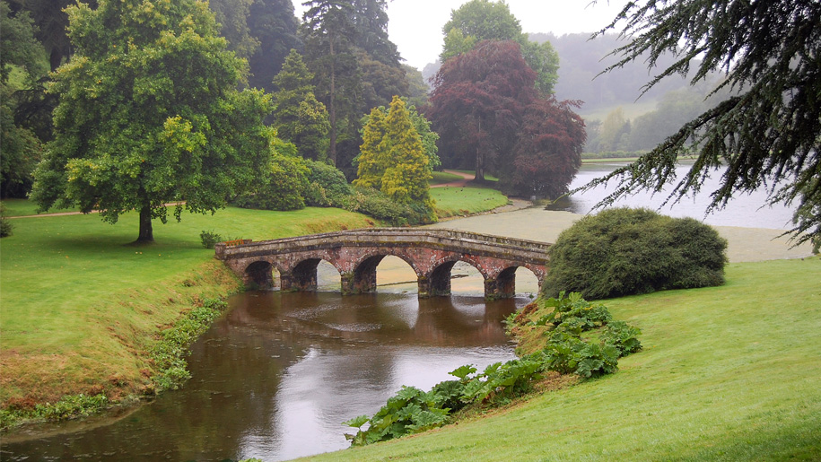 Bridge in the grounds of Stourhead.