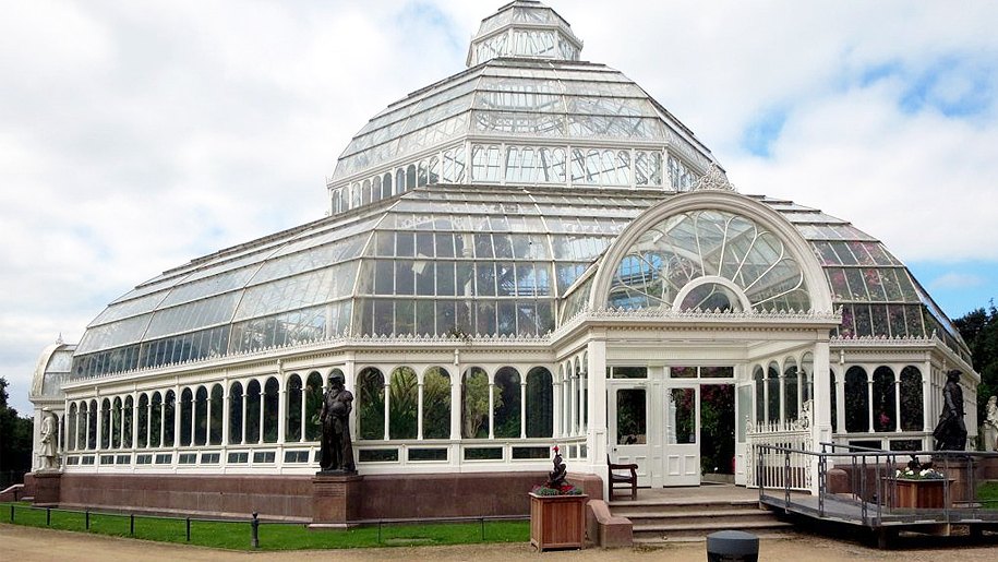 entrance to palm house