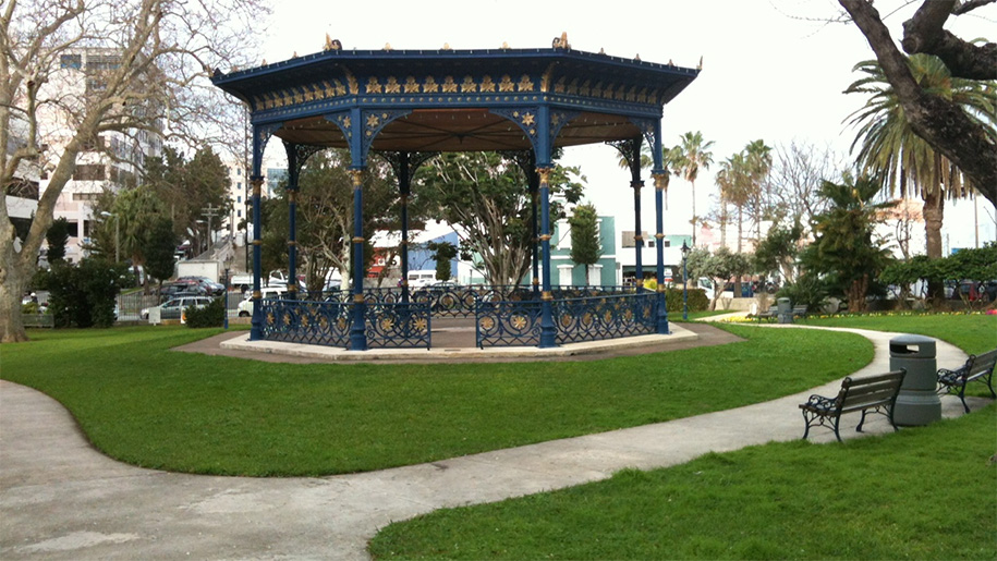 Pavilion in park