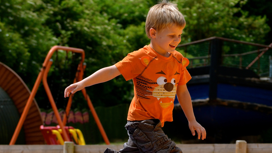 Wheelgate Adventure Park boy playing