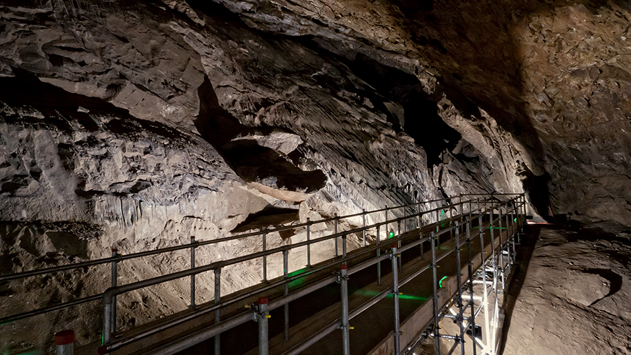 Wookey Hole Cave bridge