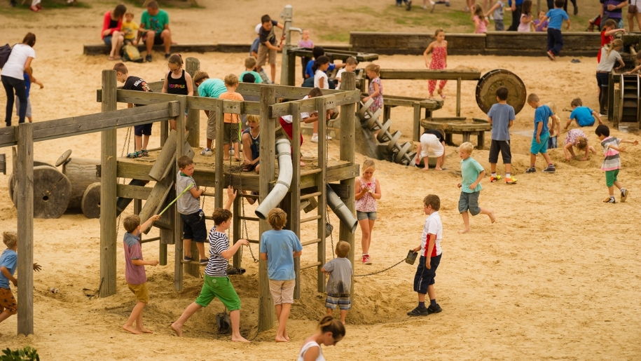 children in playground