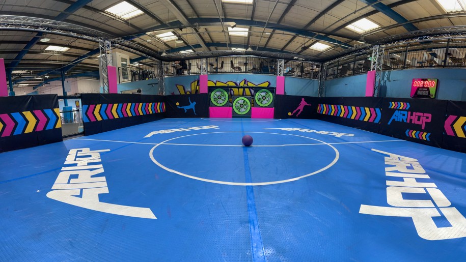 Airena at AirHop Trampoline Park Cheshire Oaks.