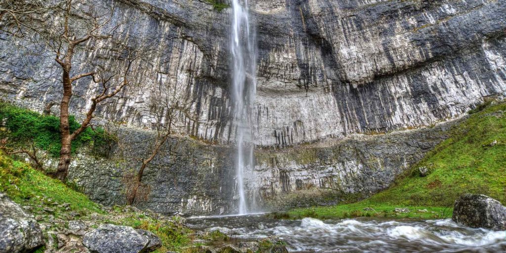 waterfall at malham cove