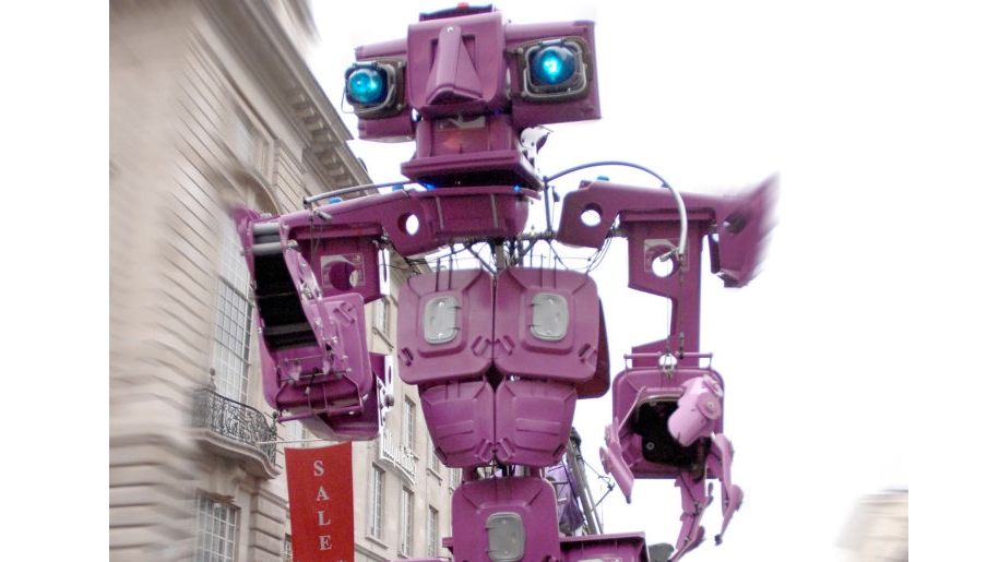 pink robot