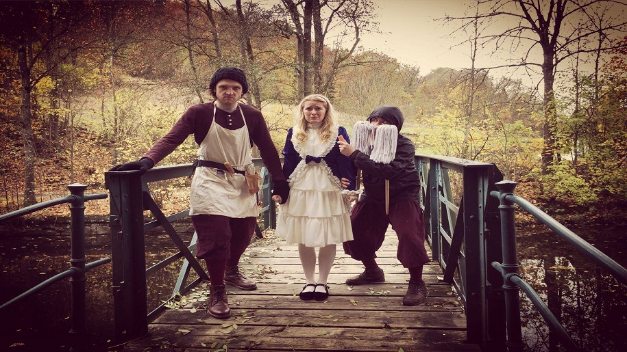 alice in wonderland dress up at London museum of water and steam