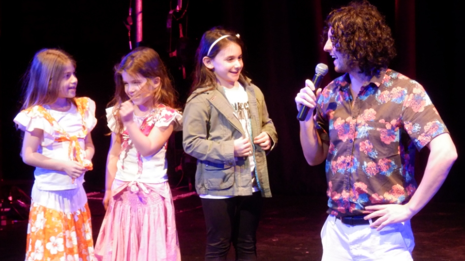 Children on stage at G Live