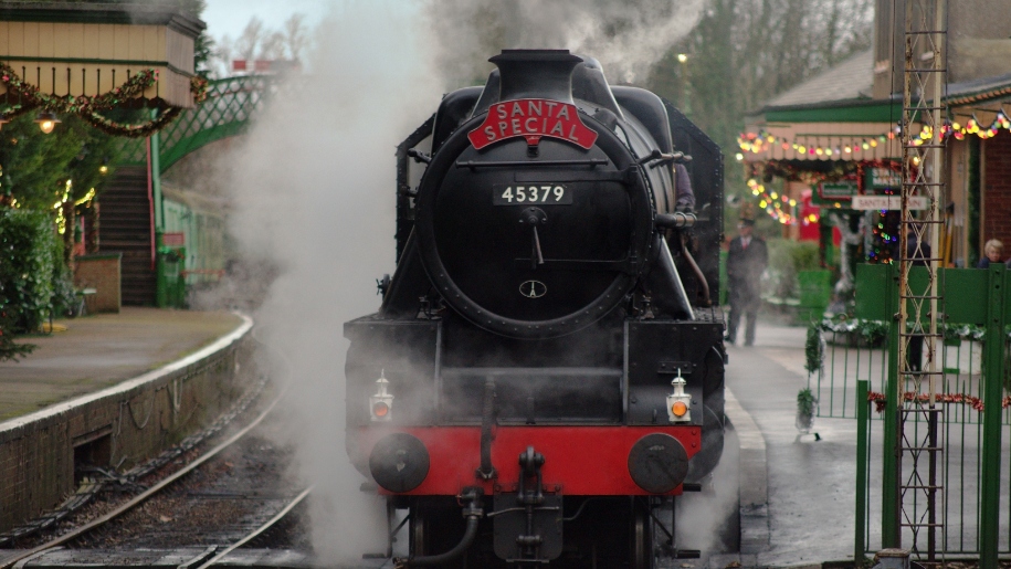 Santa train at Watercress Line