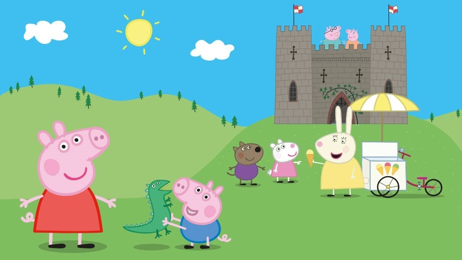 cartoon image of peppa pig