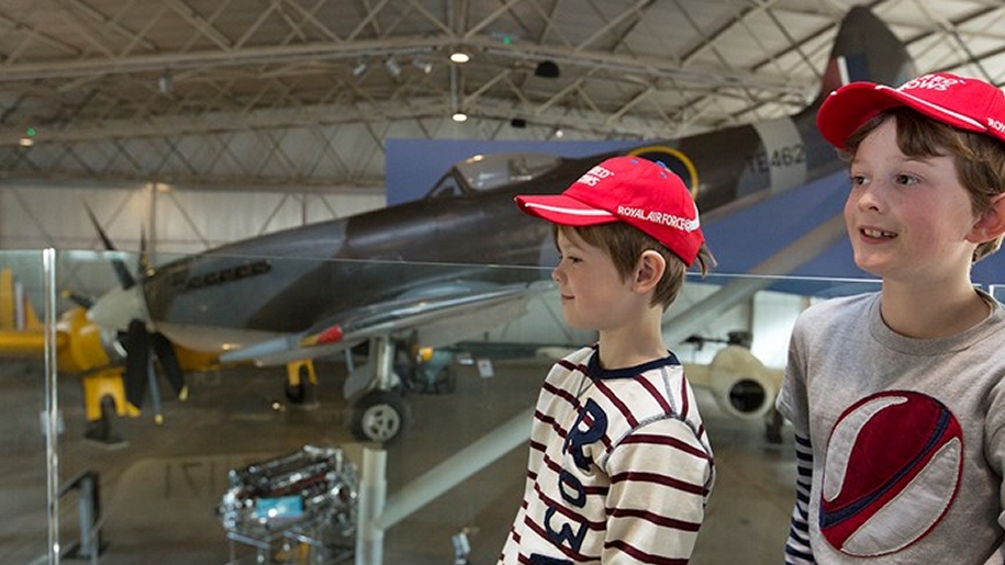 boy with aeroplane