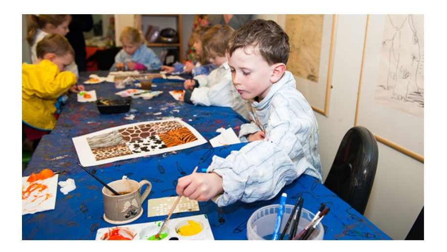 Roald Dahl Museum child painting