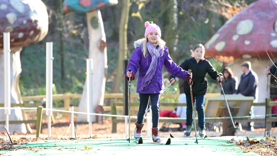 Stockeld park girls on skiis