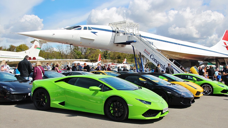 sports cars and concorde