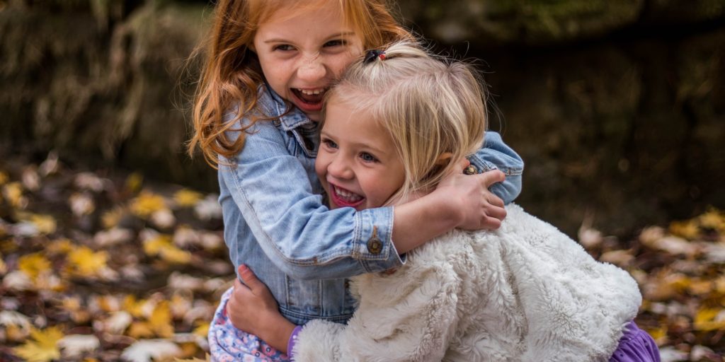 girls playing